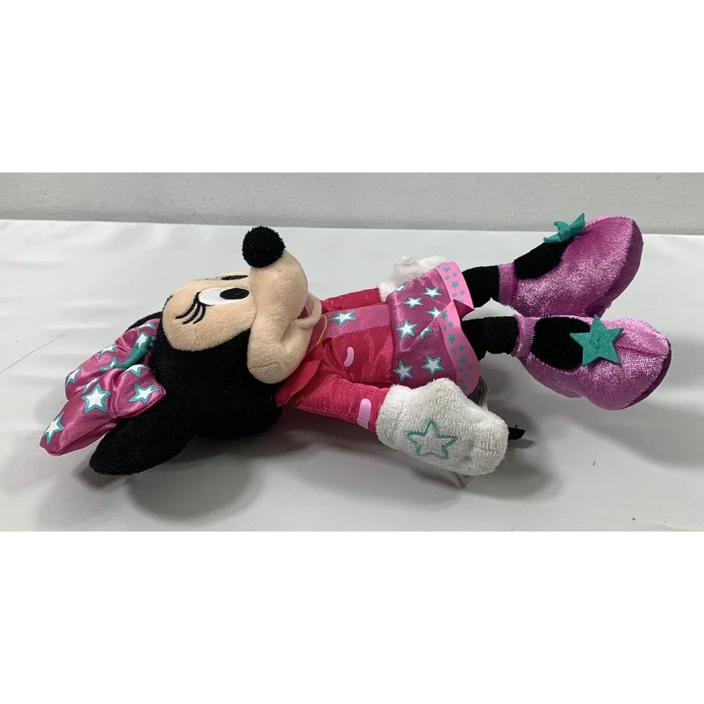 Disney Rockstar Minnie Mouse‎ in Pink Star Bow 12
